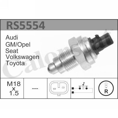 Toyota ToyoAce датчик включения заднего хода RS5554 VERNET