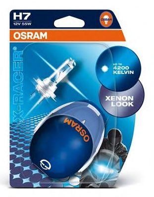 H7 55W 12V PX26D (блистер) 2шт. X-RACER 64210XR-02B OSRAM