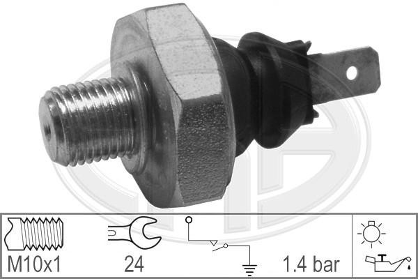 AUDI/VW 82-03 Датчик давления масла 1,4бар 330322 ERA