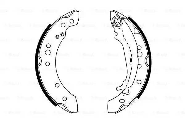 MITSUBISHI Colt 1.1/1.3/1.5DI-D 04->, SMART Forfour 1.1/1.3/1.5CDi 05-> rколодки 0 986 487 746 BOSCH