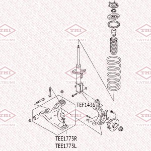 Suzuki GV 05- рычаг передний левый TEE1773L TATSUMI