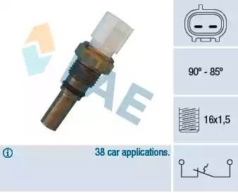 Toyota датчик включения вентилятора 36540 FAE