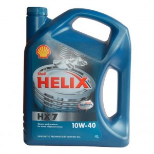 Масло моторное полусинтетическое SHELL HELIX HX7 10W40 4L 550022248 SHELL
