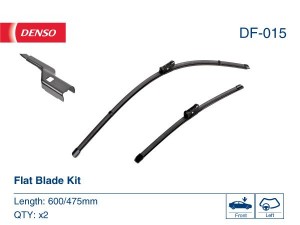 K600+475мм Комплект щеток стеклоочистителя бескаркасных  VAG Jetta 10-. Passat B DF-015 DENSO