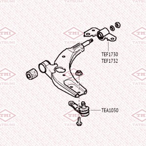 Kia Spectra ИЖ\Clarus Шаровая опора TEA1030 TATSUMI