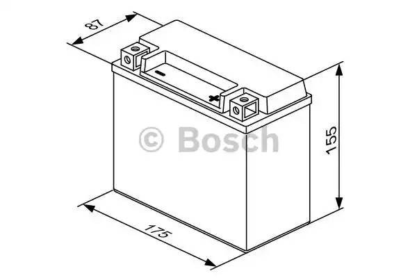 АКБ БОШ 175x87x155mm 0 092 M60 230 BOSCH