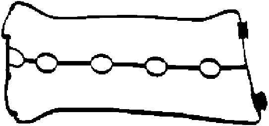Daewoo Nexia DOHC/Lacetti 1,4-1,6/Aveo F14D3 94лс/Cruze 109лс Прокладка клапанно 440001P CORTECO