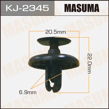 Toyota клипса крепления подкрылка KJ2345 MASUMA
