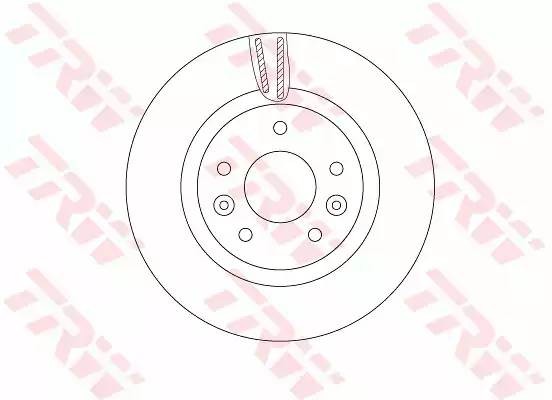 Nissan X-Trail T32, Qashqai  J11 c 13-  диск тормозной передний 296х44 DF6786 TRW