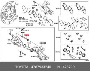 ВТУЛКА 47879-33240 TOYOTA