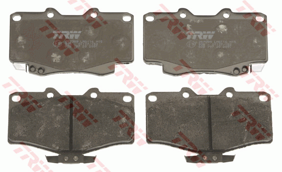 TOYOTA Land Cruiser Prado/Hilux/4-Runner 89-97 колодки тормозные передние GDB797 TRW