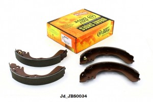 Mitsubishi Pajero Pinin 99-, Mini 0.7 94-, Grandis 04- колодки задние барабанные JBS0034 JUST DRIVE
