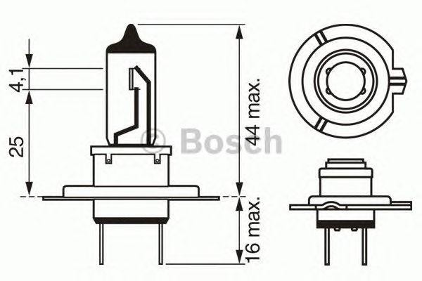 H7 55 W Pure Light - Standard 1 987 302 071 BOSCH