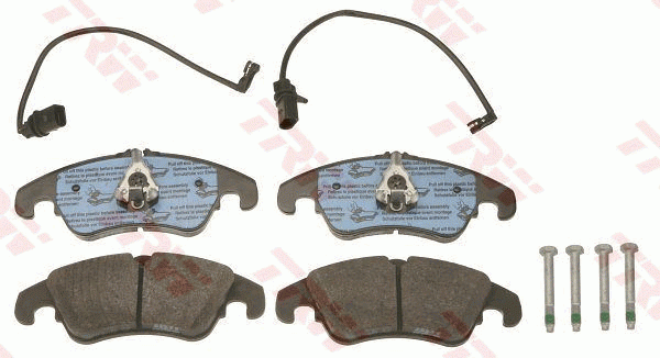 VAG Audi A5, A4 07-, A6 11-, Q5 08-13 колодки тормозные передние GDB1768 TRW