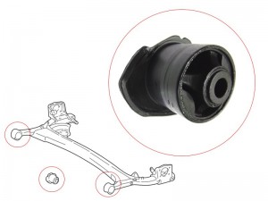 TOYOTA IST, PLATZ, SCION 02- с/блок задней балки ST4872552021 SAT