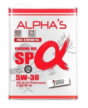 Масло моторное синтетическое ALPHAS 5W-30 SP/CF GF-6A 4L 809244 ALPHAS