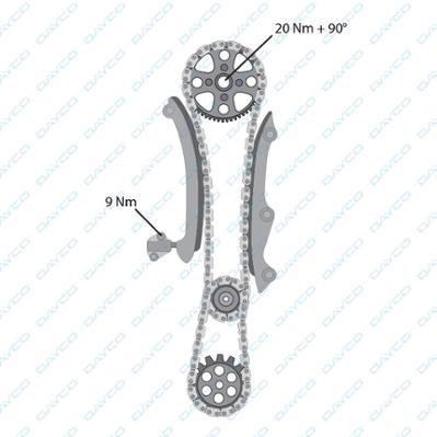 VAG OCTAVIA ремень привода помпы 941082 DAYCO