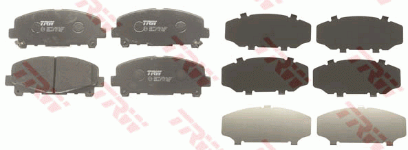 Honda Accord IX 2.0/2.4 08- Колодки тормозные передние к-т GDB3477 TRW