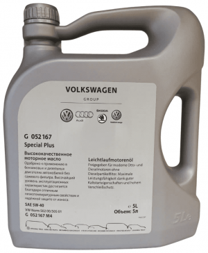 Масло моторное синтетическое VAG Special Plus VW-Norm 502 00 / 505 00 / 505 01 5 G 052 167 M4 VAG