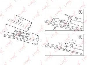 VAG AUDI A4 08-15 A6 11- Q3 11-, SKODA FABIA 07- OCTAVIA задний стеклоочиститель LR40K LYNXAUTO