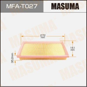 Toyota Camry 2.5 2017-, Lexus UX/ES 18-, NX/RX 21- фильтр воздушный 280X190X40 м MFA-T027 MASUMA