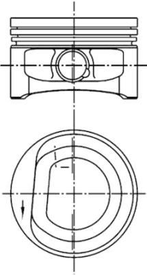 Поршень 99452620 KOLBENSCHMIDT
