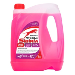 SIBIRIA ANTIFREEZE G-12  красный 5кг 805600 SIBIRIA