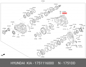 Hyundai Уплотнительная шайба под заливную/сливную пробку   16x24x1,5 1751116000 HYUNDAI KIA
