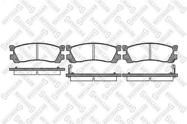 Mazda Bongo тормозные колодки задние 410-012-SX STELLOX