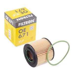 VAG Fabia 01-11, Roomster, Polo 1.2 07-11, Rapid 1.2 Фильтр масляный OE671 FILTRON