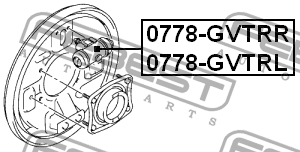Suzuki GV Цилиндр тормозной зад. прав/лев. 0778-GVTRL FEBEST