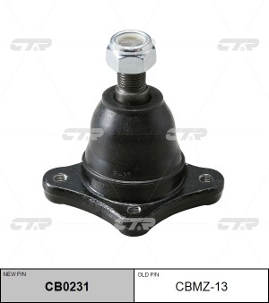 Mazda E2200 SD/SR 87-, Bomgo шаровая опора верхняя CBMZ-13 CTR