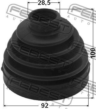 NISSAN PATHFINDER R51M 2005.01-2014 пыльник ШРУС внутренний задний 0215-R51R FEBEST
