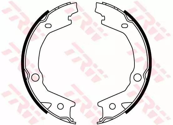 Hyundai NF колодки ручного тормоза GS8747 TRW