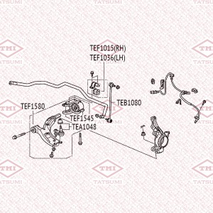 Honda CR-V 06-12- шаровая опора TEA1048 TATSUMI
