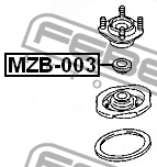mazda familia 2000- пшк опоры амортизатора заднего MZB-003 FEBEST