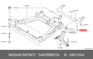 Болт 54459-BR02A NISSAN INFINITI