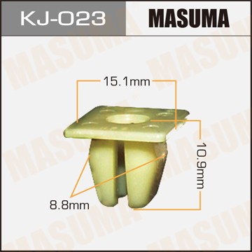 Toyota пистон крепления локера, защитного кожуха под саморез KJ023 MASUMA