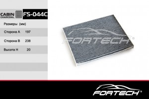 Hyundai Elantra 06-16/Verna06-/i30 12-/17-/Ceed 12-/Cerato 12-18- Фильтр салона( FS044C FORTECH
