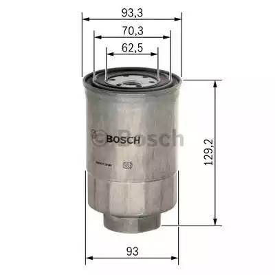Mitsubishi DiD, Toyota D, Mazda D фильтр топливный 1 457 434 438 BOSCH