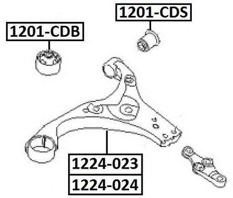 Hyundai Tucson/Sonata EF/SantaFe 06-12/Elantra/Ceed/i30 06-10/Sportage/Rio 06-/V 1201-CDB ASVA