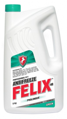 яАнтифриз зелёный FELIX PROLONGER G11 (5л.) 430206031 FELIX