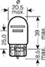 W21/5W 12V W3x16Q 7515 OSRAM