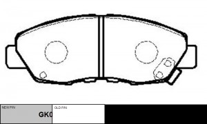 КОЛОДКИ ТОРМОЗНЫЕ GK0321/CKHO4 GK0321 CTR