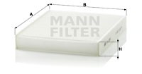 Ford Focus C-MAX, Kuga 08>, Mondeo IV 07>,S-Max 06> фильтр салона CU2559 MANN FILTER