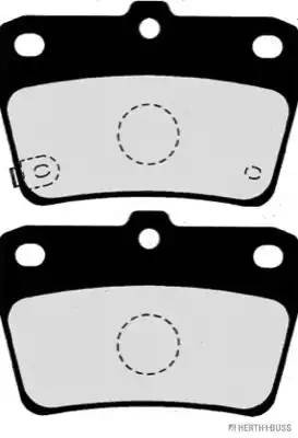 Toyota Rav-4 00-05гг колодки тормозные задние J3612020 H B JAKOPARTS NIPPARTS