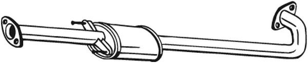 HYUNDAI i30 2007-2011 / ELANTRA 2006-> Глушитель средняя часть 278-671 BOSAL