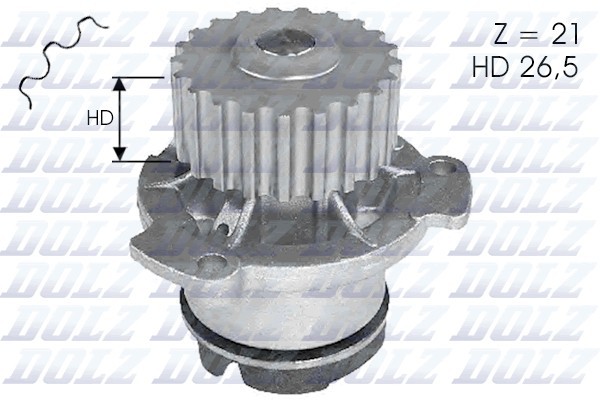 Kalina/ 2190-2191 Granta помпа L121 DOLZ