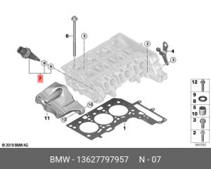 ДАТЧИК ТЕМПЕРАТУРЫ ОХЛАЖДАЮЩЕЙ ЖИДК 13 62 7 797 957 BMW