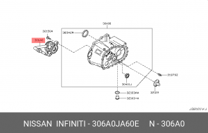 Nissan выжимной 306A0JA60E NISSAN INFINITI